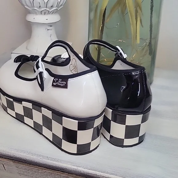 NWOT Hot Chocolate Design Chocolaticas Mary Jane Platforms SZ 8 - Picture 5 of 11